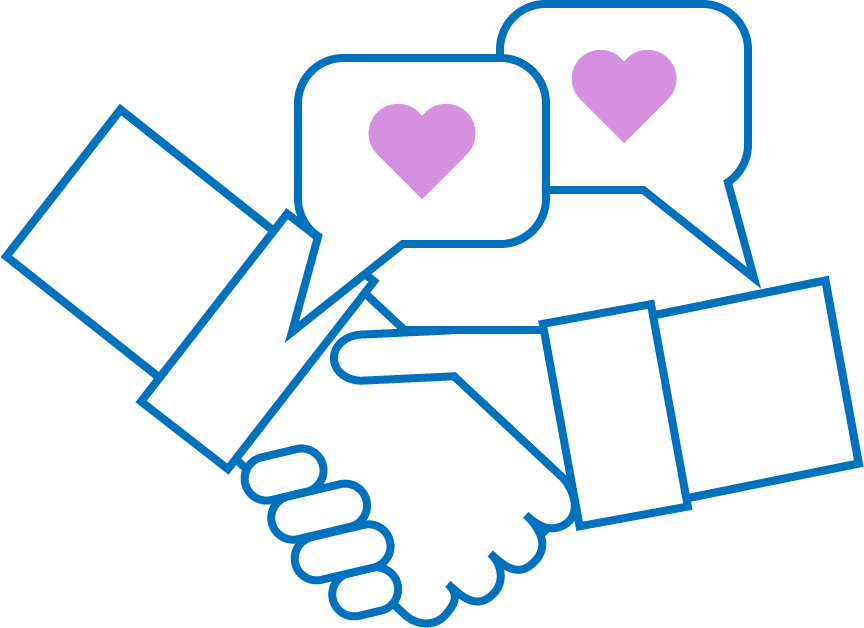 Peer-To-Peer Fundraising Handshake