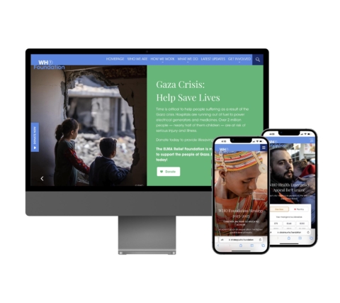 WHO Foundation Campaign Landing Pages