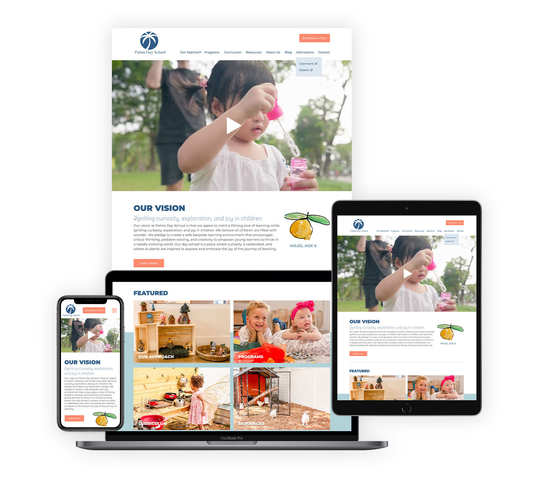 Palms Day School Website